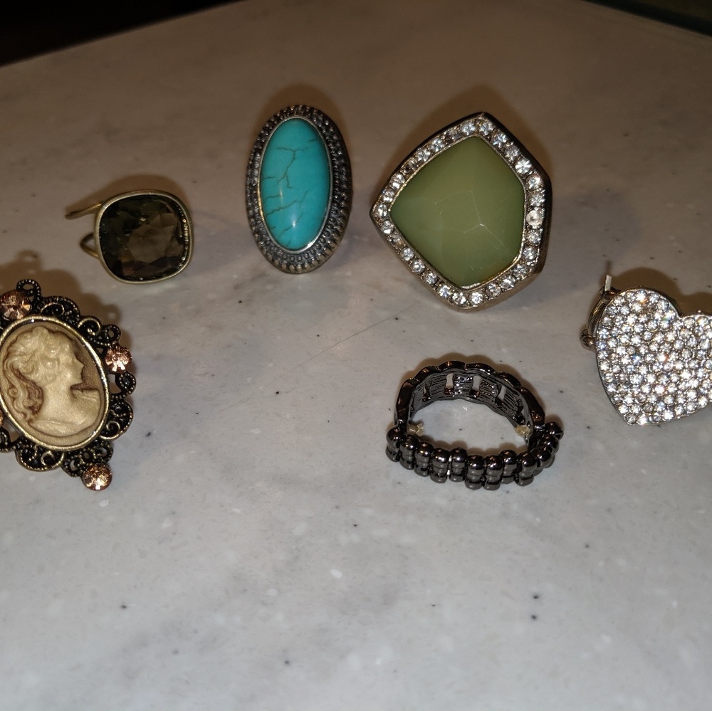 Lot of Adjustable Rings